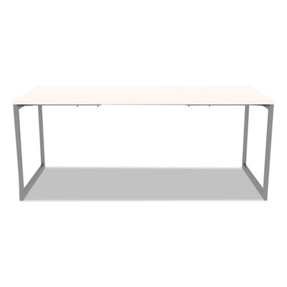 Alera Open Office Desk Series Adjustable O-leg Desk Base, 47.25 To 70.78w X 29.5d X 28.5h, Silver