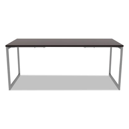 Alera Open Office Desk Series Adjustable O-leg Desk Base, 47.25 To 70.78w X 29.5d X 28.5h, Silver