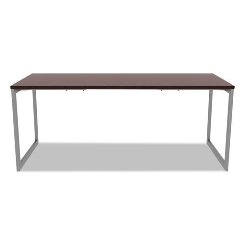 Alera Open Office Desk Series Adjustable O-leg Desk Base, 47.25 To 70.78w X 29.5d X 28.5h, Silver