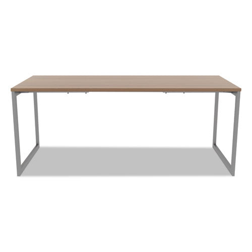 Alera Open Office Desk Series Adjustable O-leg Desk Base, 47.25 To 70.78w X 29.5d X 28.5h, Silver