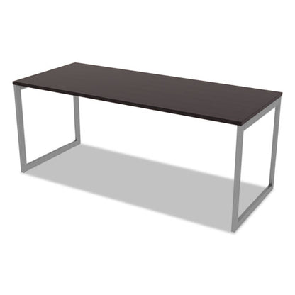 Alera Open Office Desk Series Adjustable O-leg Desk Base, 47.25 To 70.78w X 29.5d X 28.5h, Silver