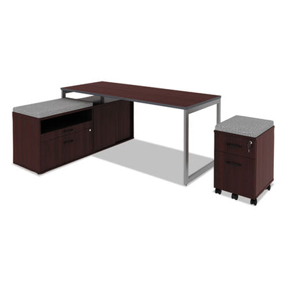 Alera Open Office Desk Series Adjustable O-leg Desk Base, 47.25 To 70.78w X 29.5d X 28.5h, Silver