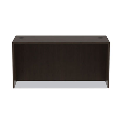 Alera Valencia Series Straight Front Desk Shell, 59.13" X 29.5" X 29.63", Espresso