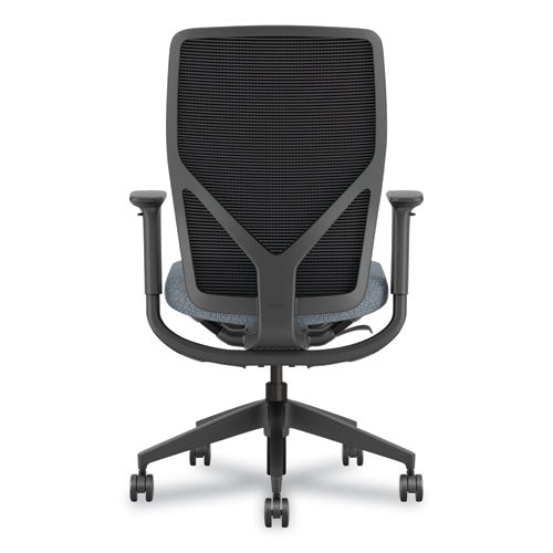 Flexion Mesh Back Task Chair, Supports Up To 300 Lb, 14.81" To 19.7" Seat Height, Black/basalt