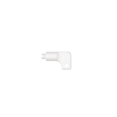 Pure By Gloss And Guild+pepper Abs Mini Bracket - Screw Mount, 1.25 X 0.84 X 3.65, White, 48/carton