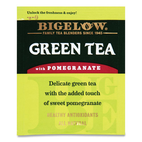 Green Tea With Pomegranate, 0.07 Oz Tea Bag, 28/box