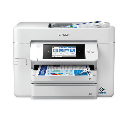 Workforce Pro Wf-c4810 Color Multifunction Printer, Copy/fax/print/scan