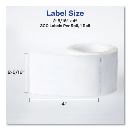 Multipurpose Thermal Labels, 4 X 2.94, 300/roll, 1 Roll/box