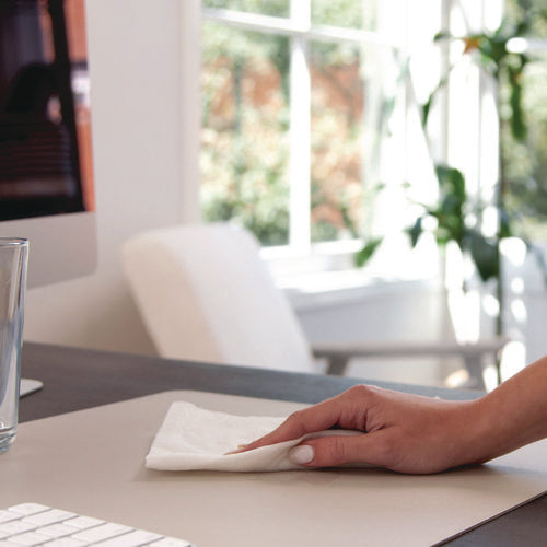 Vegan Leather Desk Pads, 31.5 X 15.7, Sandstone