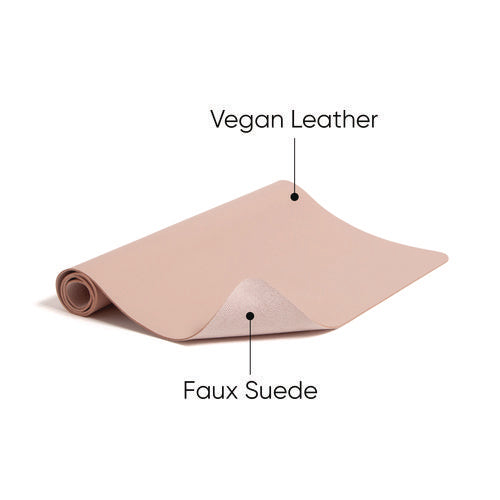 Vegan Leather Desk Pads, 23.6 X 13.7, Light Pink