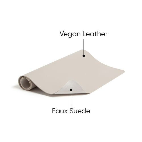 Vegan Leather Desk Pads, 36 X 17, Sandstone