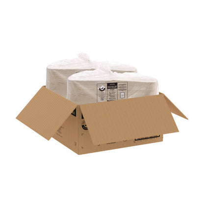 Compostable Fiber Hinged Trays, Proplanet Seal, 8.98 X 9.35 X 2.17, Ivory, Molded Fiber, 200/carton