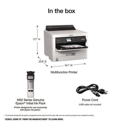 Workforce Pro Wf-m5299 Monochrome Wireless Inkjet Printer