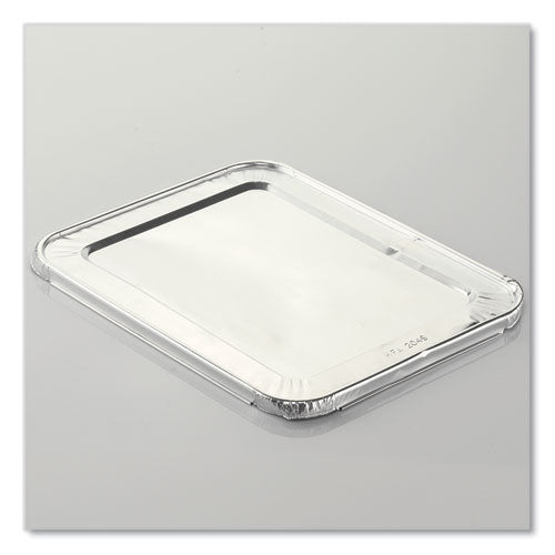 Half Steam Table Pan Lids, Full Curl, 11.16 X 0.62 X 12.75, 100/carton