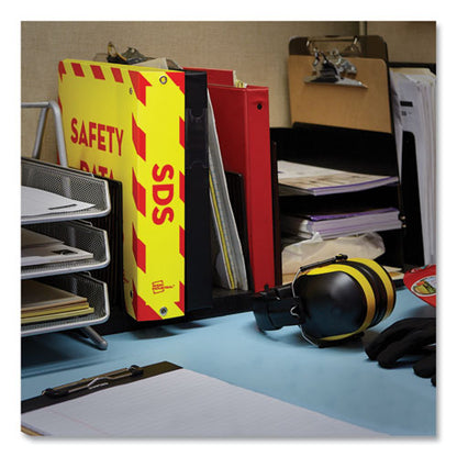 Ultraduty Safety Data Sheet Binder Bundle, 3 Rings, 3" Capacity, 11 X 8.5, Yellow/red