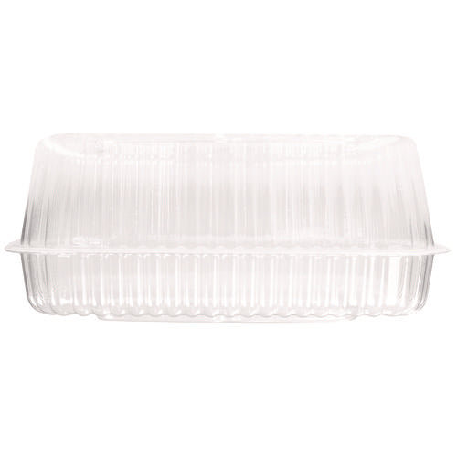 Handi-lock Single Compartment Food Container, 46 Oz, 8 X 3 X 8.87, Clear, Plastic, 250/carton