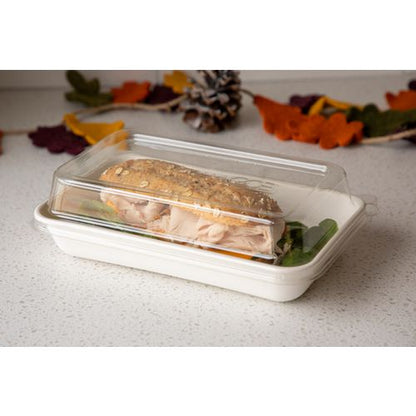 Worldview 100% Recycled Content Lid, 10.82 X 10.71 X 1.83, Clear, Plastic, 200/carton