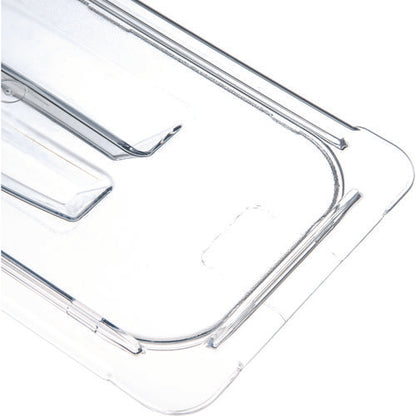 Storplus Polycarbonate Handled Universal Lid, 7 X 12.5 X 0.88, Clear, Plastic