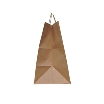 Emporium Twist Handle Bag, 14 X 9.84 X 15.5, Kraft, 200 Bags