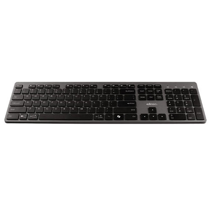 Wkb-7300 Wireless Keyboard And Mouse, 2.4 Ghz Frequency/30 Ft Wireless Range, Gray/black