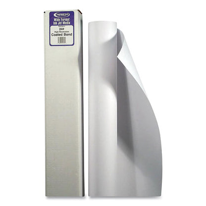 Wide Format Professional Coated Bond, 2" Core, 24 Lb Bond Weight, 36" X 150 Ft, Matte White