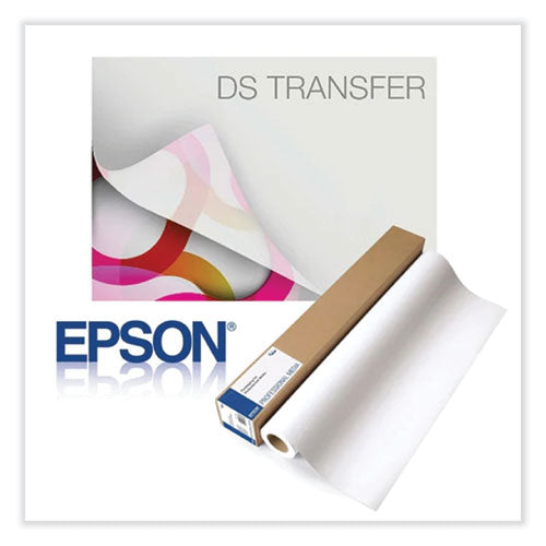 Ds Transfer Production Paper Roll, 4.5 Mil, 24" X 350 Ft, Matte White