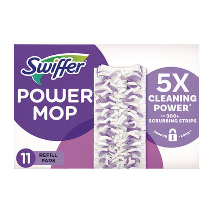 Powermop Mopping Pads, 11.41 X 5.31, 11/box, 2 Boxes/carton