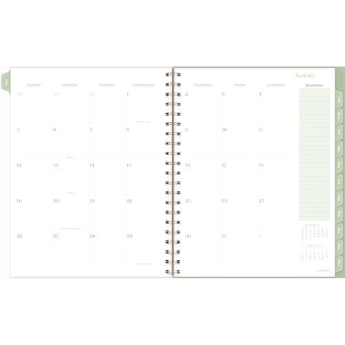 Ombre Weekly/monthly Planner, Colorful Cloud Artwork, 11" X 9.25", Multicolor Cover, 12-month (jan To Dec): 2025