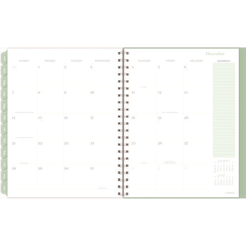 Ombre Weekly/monthly Planner, Colorful Cloud Artwork, 11" X 9.25", Multicolor Cover, 12-month (jan To Dec): 2025