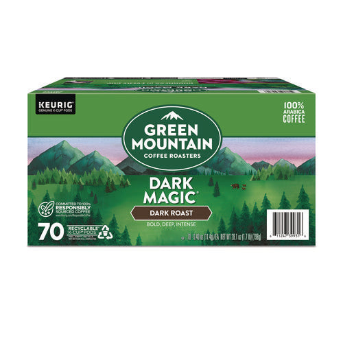 Dark Magic Extra Bold Coffee K-cups, Regular, 70/box