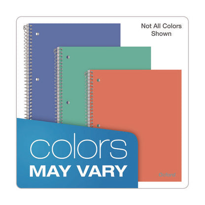 Poly One-subject Notebook, 1 Subject, College Rule, Randomly Assorted Cover Color, (100) 11 X 9 Sheets