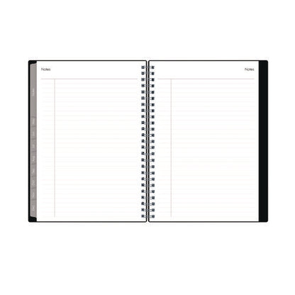 Enterprise Weekly/monthly Notes Planner, 8.63" X 5.88", Black Cover, 12-month (jan To Dec): 2025