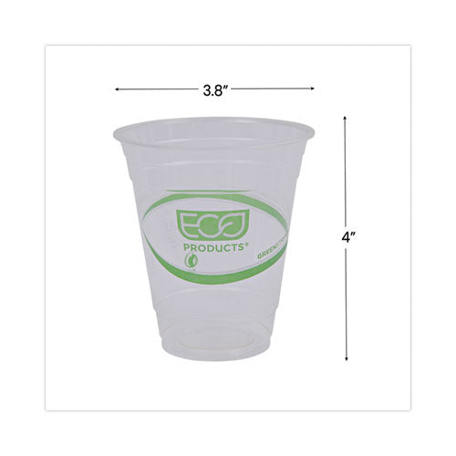 Greenstripe Renewable And Compostable Cold Cups Convenience Pack, 12 Oz, Clear, 50/pack