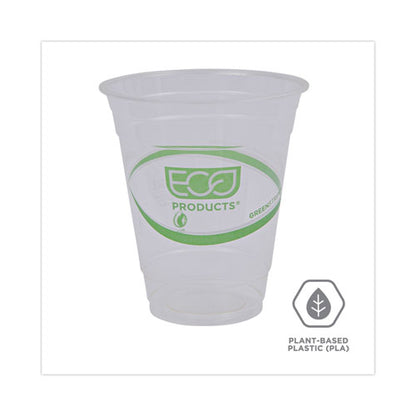 Greenstripe Renewable And Compostable Cold Cups Convenience Pack, 12 Oz, Clear, 50/pack