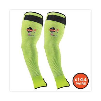 Proflex 7941-pr Cr Protective Arm Sleeve, 22", Lime, 144 Pairs/carton