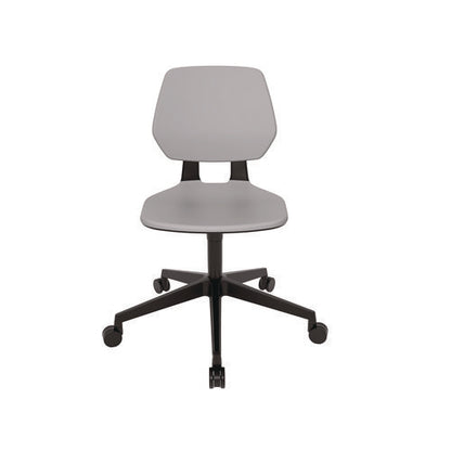 Commute Task Chair, Supports Up To 275 Lbs, 18.25" To 22.25" Seat Height, Gray Seat, Gray Back, Black Base