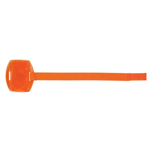 Squids 3386 Arm Band Id/badge Holder, Vertical, Orange, 3.75 X 4.25 Holder, 2.5 X 4 Insert, 10/pack