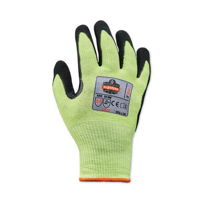 Proflex 7041 Ansi A4 Nitrile-coated Cr Gloves, Lime, Large, Pair