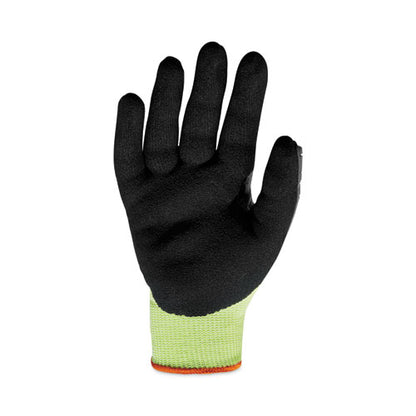 Proflex 7141 Ansi A4 Dir Nitrile-coated Cr Gloves, Lime, Small, 72 Pairs/pack