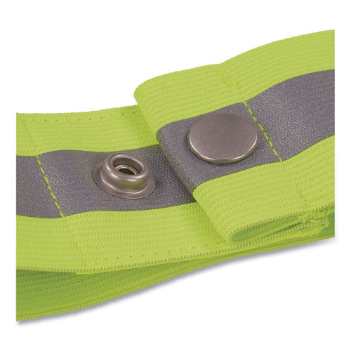 Glowear 8001 Hi-vis Arm And Leg Band With Sanp Closure, Small/medium, Lime