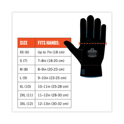 Proflex 819wp Extreme Thermal Wp Gloves, Black, Large, Pair