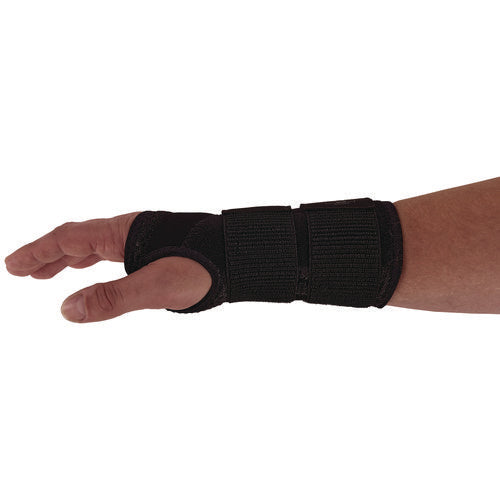 Proflex 4015 Wrist Brace Support With Double Strap, X-large, Fits Right Hand, Black