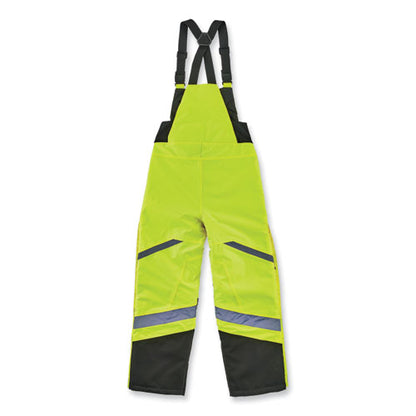 Glowear 8928 Class E Hi-vis Insulated Bibs, 4x-large, Lime