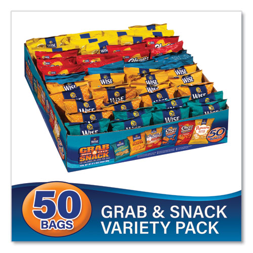 Grab And Snack Variety Pack, Assorted Flavors, 50/pack