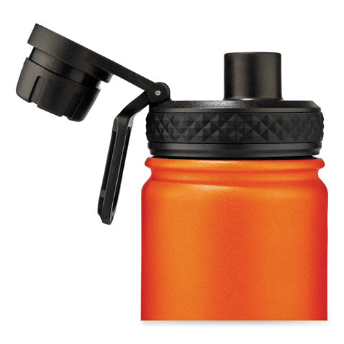 Chill-its 5152 Insulated Stainless Steel Water Bottle, 25 Oz, Orange