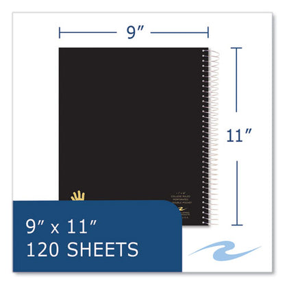 Lefty Notebook, 3-subject, Medium/college Rule, Assorted Cover Color, (120) 11 X 9 Sheet, 24/carton