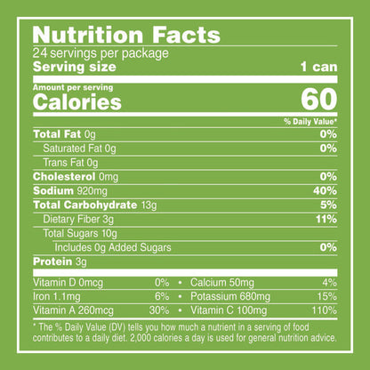 Vegetable Juice, 11.5 Oz Can, 24/carton