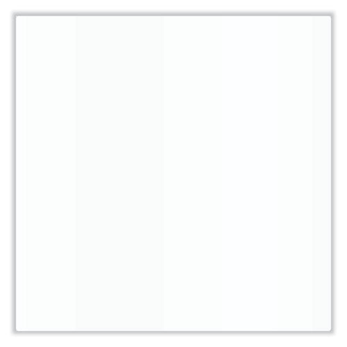 Aria Low-profile Frameless Magnetic Glassboard, 72" X 48", White Surface