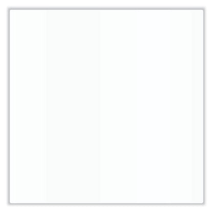 Aria Low-profile Frameless Magnetic Glassboard, 72" X 48", White Surface