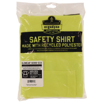 Glowear 8289-eco Class 2 Recycled Hi-vis T-shirt, Medium, Lime